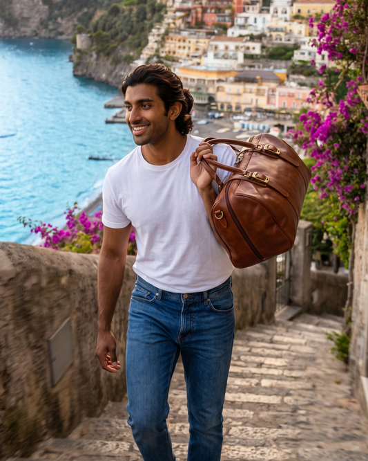Fortunato Leather Travel Bag